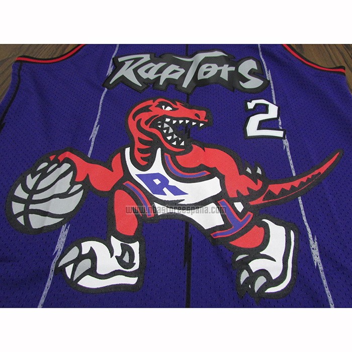 Camiseta Toronto Raptors Kawhi Leonard NO 2 Retro Violeta